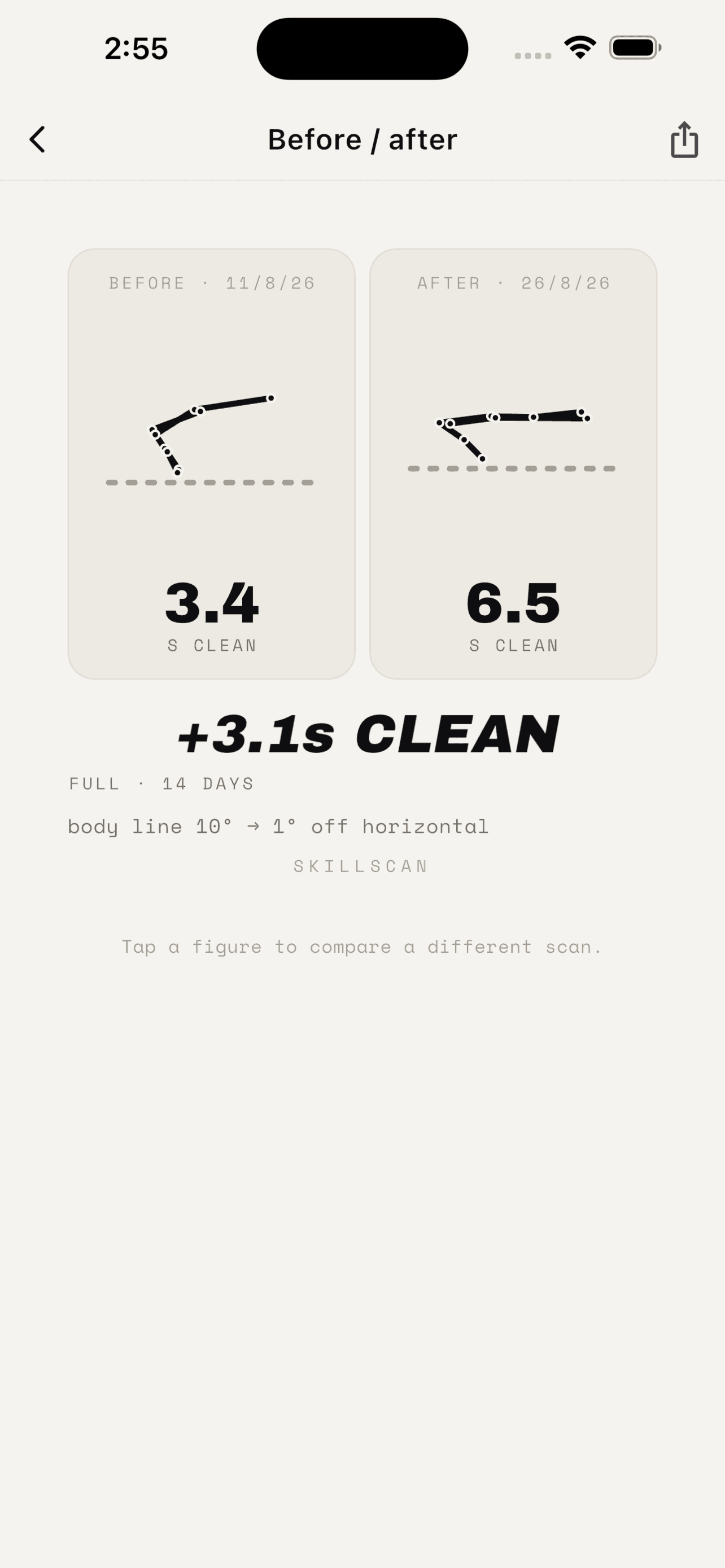 SkillScan — 03 · BEFORE / AFTER