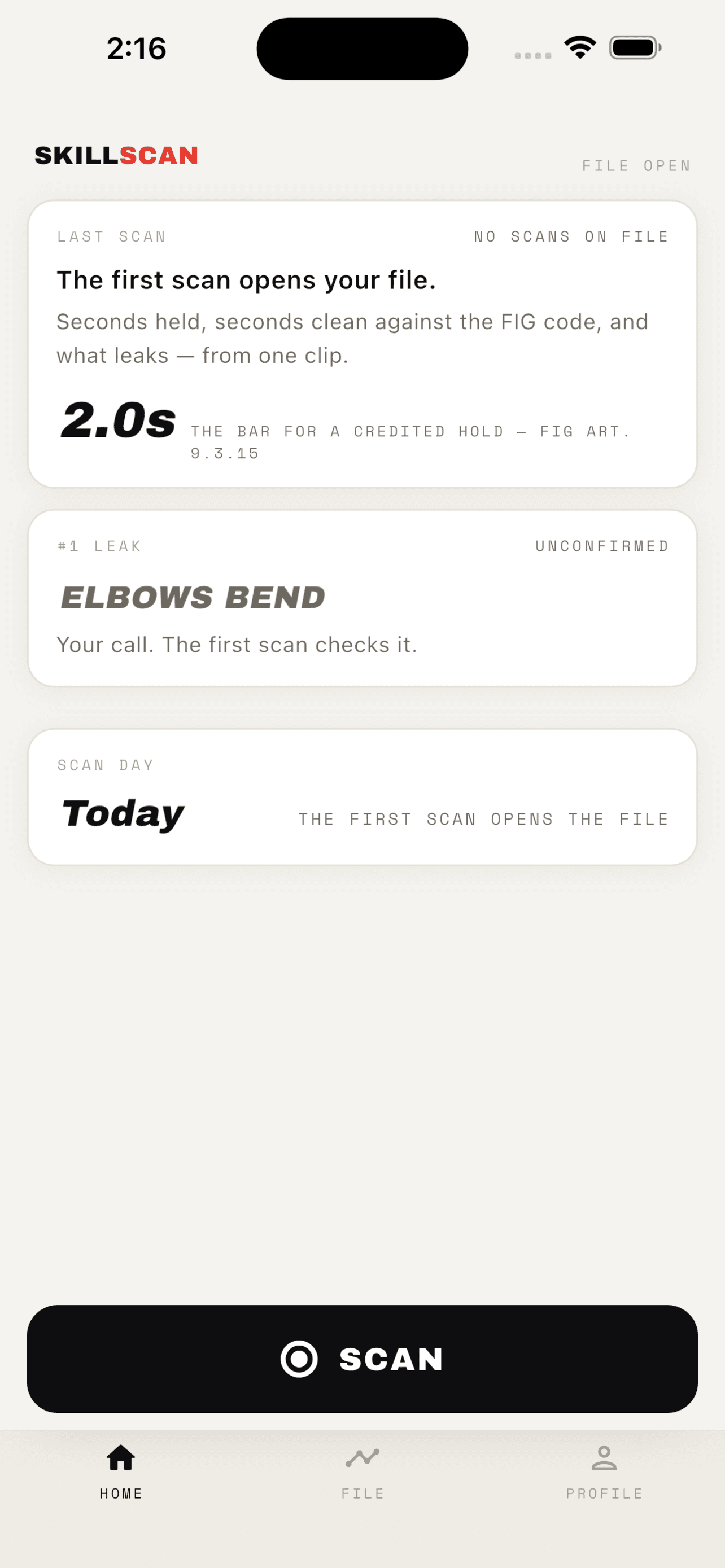 SkillScan — 05 · FIRST RUN