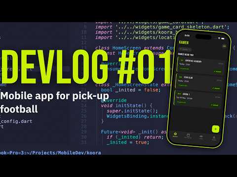 I built an app to fix pickup football | coding vlog